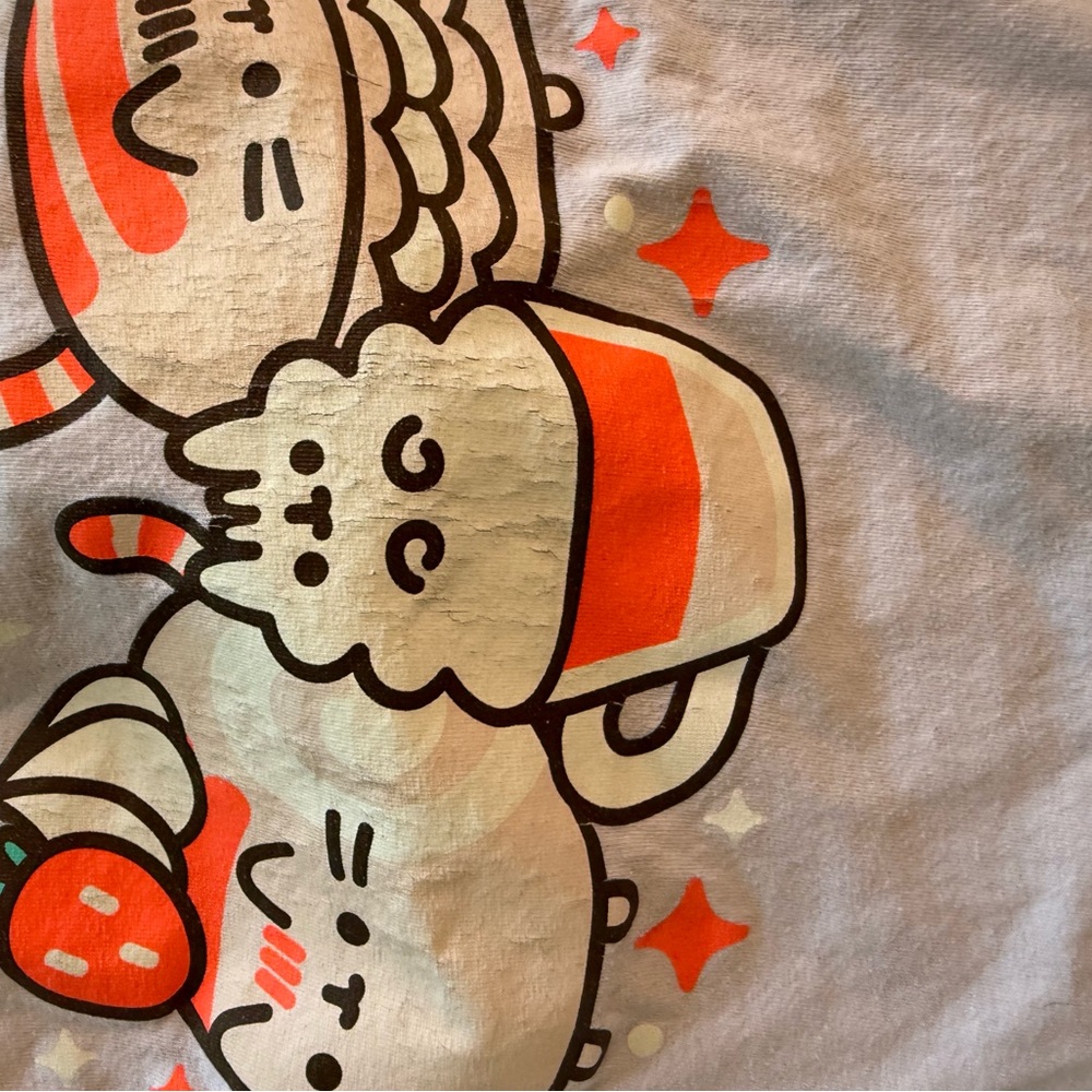 Cute Pusheen T-Shirt with Food Pusheen Characters - Picture 2 of 4